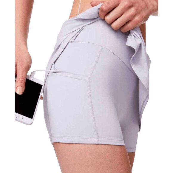 LULULEMON ATHLETICA Play Off The Pleats Skirt 13' Size 4 - Picture 4 of 7